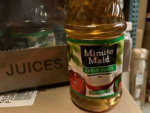 lot 153 image: Minute Maid Apple Juice
