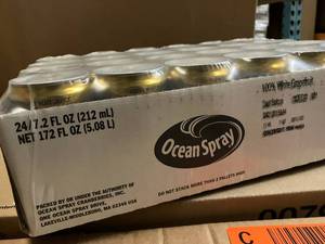 lot 173 image: Ocean Spray White Grapefruit Juice