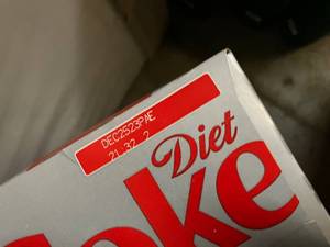 lot 143 image: Diet Coke