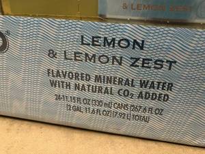 lot 49 image: S. Pellegrino Lemon Sparkling Water