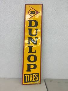 1954 Dunlop Tires Sign