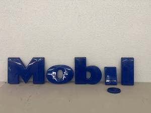 Mobil Service Station Letters