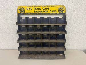 Stant Gas Tank & Radiator Caps Service Station Display Cabinet
