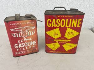 Vintage Metal Gas Cans