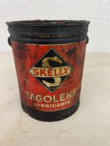 Skelly 10# Tagolene Lubricants Grease Can