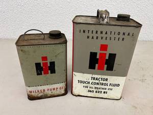 Metal International Harvester Oil Cans