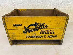 Nesbitts Orange Fairmont MN Wood Tote