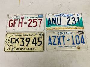 Canadian License Plates