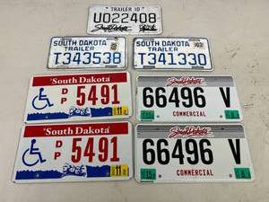 South Dakota License Plates