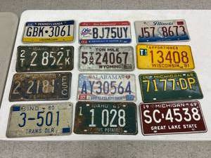 Mixed Lot License Plates