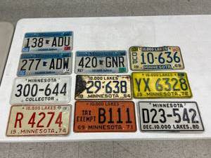 MN License Plates