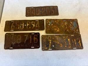 Vintage License Plates