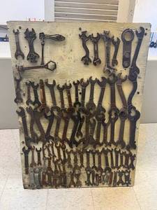 Board of Vintage Wrenches