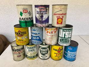 Vintage Oil Cans