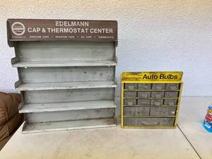 Service Station Displays - Edelmann Cap & Thermostat Center & Westinghouse Auto Bulbs