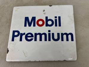 Porcelain Mobil Premium Sign