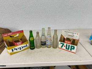 Soda Bottles & 6 Pack Carriers