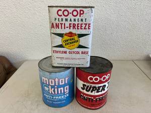 Vintage Anti-Freeze Cans