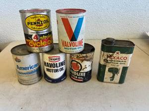 Vintage Oil Cans