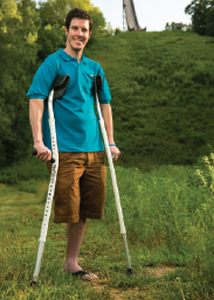 MSRP $250 Pair NEW Mobilegs Ultra Crutches for Adults Ergonomic Handgrips & Plush Saddle Adjustable Height & Arm Length, Reduces Pain & Discomfort, Perfect for Post-Surgery Adjusts 49- 64 to 300lbs