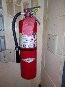 lot 73 image: Fire Extinguishers In Bar Area