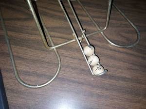 lot 79 image: Bar Bingo Cage wWooden Balls