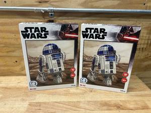 lot 61 image: STAR WARS Lot of 2- 4D Cityscape 3D Paper Model Kits (R2-D2)