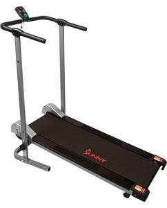 lot 66 image: Sunny Health & Fitness SF-T1407M Foldable Manual Walking Treadmill