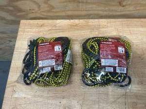 lot 31 image: HUSKY Lot of 2- Adjustable Cargo Nets with Hooks