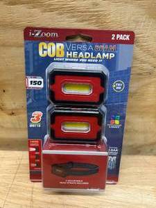 lot 33 image: I-ZOOM Headlamp- 2 Pack