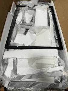 lot 102 image: YAHEETECH 2-Layer Tempered Glass Coffee Table