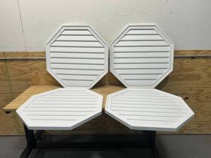 lot 35 image: Lot of 4- Octagonal Louvers