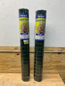 lot 46 image: TENAX Lot of 2 Rolls of- Garden Fence- 3 FT x 25 FT (per roll)