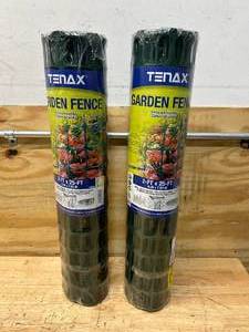 lot 47 image: TENAX Lot of 2 Rolls of-  Garden Fence- 2 FT x 25 FT (per roll)