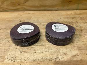 lot 86 image: 3M Lot of 2 Packs of- 5 Hookit Abrasive Discs 36 Grit (25 per pack)