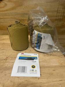 lot 48 image: 3M Lot of 2- Stikit Gold Disc Rolls 236U, 01428, 5 in, P80 Grade, 125 Discs Per Roll, Automoitve Abrasives