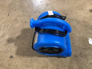 B-Air 14 HP Air Mover Blower Fan for Water Damage Restoration Carpet Dryer Floor Home and Plumbing Use in Blue    Customer Returns See Pictures