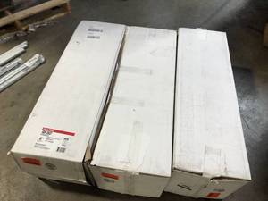 Lot of 3 DuraVent 6 in. Dia x 36 in. Triple-Wall Galvanized Chimney Stove Pipe   Customer Returns  See Pictures