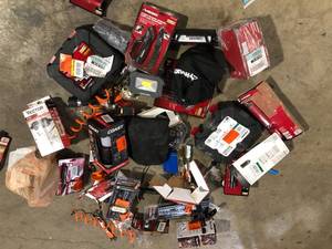 Lot of Assorted Tools and Hardware Various Models and Conditions Customer Returns See Pictures