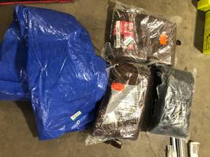 Lot of Assorted Tarps Customer Returns See Pictures