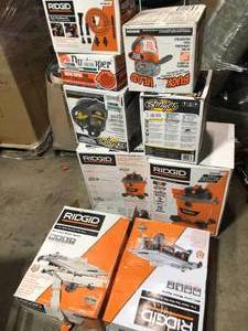 Lot of Assorted Ridgid and Others  Customer Returns  See Pictures