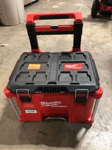 Milwaukee PACKOUT 22 in. Rolling Modular Tool Box  Customer Returns  See Pictures