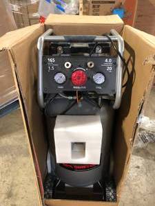 Husky 20 Gal. Vertical Electric-Powered Silent Air Compressor  Customer Returns  See Pictures