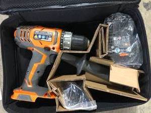 RIDGID 18V Brushless Cordless 12 in. Hammer DrillDriver Kit with 4.0 Ah MAX Output Battery, 18V Charger, and Tool Bag  Customer Returns  See Pictures