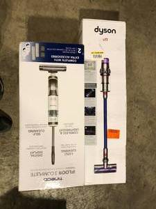 Lot of 2 Assorted Dyson  Vacuum Cleaners Various Models and Conditions  Customer Returns  See Pictures