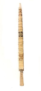 lot 157 image: Decorative Vintage Wooden Sword wShark Teeth Decoration