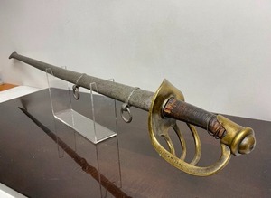 lot 1 image: Original Antique 1860s French Cavalry Sword 