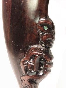 lot 124 image: Hand Carved Vintage Mori Wahaika War Club