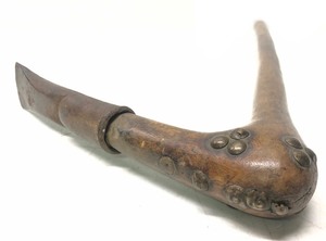 lot 134 image: Antique 19th Century Studded Adze