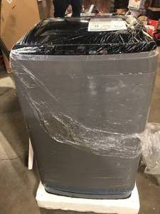lot 17 image: JEREMY CASS 1.38 cu. ft. Full-Automatic Smart Home Top Load Washer, Washing Machine with Drain Pump, 17.7 lbs 10 Wash Program-Grey  Customer Returns  See Pictures